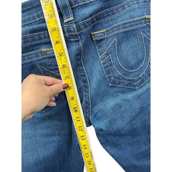 TRUE RELIGION Women's Jeans Lizzy Size 32 Made In USA Blue Denim - Picture 9 of 13